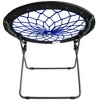 Zenithen Bungee Folding Dish Saucer Chair, 33in - image 3 of 4