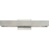Progress Lighting Boundary 2-Light Wall Sconce, Brushed Nickel, Grey Washed Oak, Open Frame, Design Series - 3 of 3