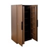 ORRD 62.99" Kitchen Pantry Cabinet w/Doors & Shelves - Freestanding Walnut Buffet Storage Cupboard for Kitchen, Dining Room - 3 of 4