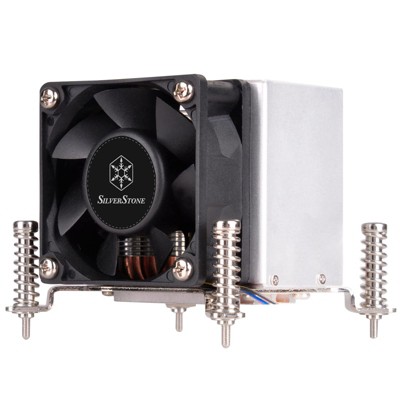 SilverStone Technology   HDC with 6mmx3 heatpipe / 6025 dual ball bearing PWM fan/ spring screw with backplane for 2U
