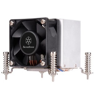 SilverStone Technology   HDC with 6mmx3 heatpipe / 6025 dual ball bearing PWM fan/ spring screw with backplane for 2U - 1 of 4