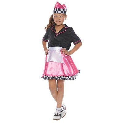 Halloween Express Kids' 50's Car Hop Costume