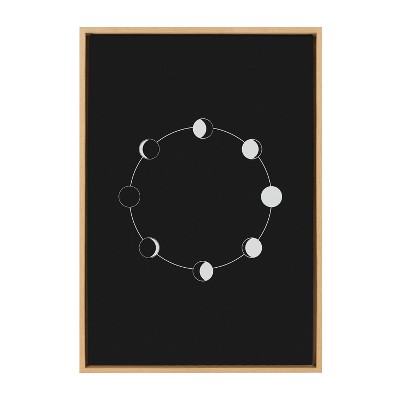 Kate and Laurel Sylvie Mystic 3 Framed Canvas by Jake Goossen, 23x33, Natural