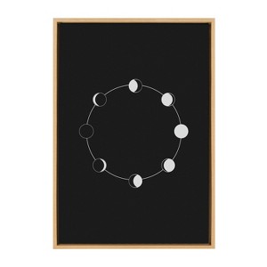 Kate and Laurel Sylvie Mystic 3 Framed Canvas by Jake Goossen, 23x33, Natural - 1 of 4