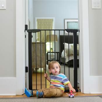 Toddleroo By North States Gathered Home Baby Gate - Matte Bronze -  38.3-72 Wide : Target