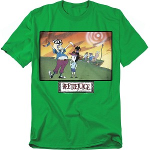 Men's Beetlejuice Caddy Shock Peaceful Pines Golf Tournament T-Shirt - 1 of 4