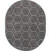 Unique Loom Trellis Frieze Geometric Trellis Indoor Woven Area Rug - 2 of 4
