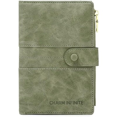 BEAFUP RFID Blocking Passport Wallet for Women - Slim Travel & Daily Use Card Holder with Multiple Slots, Vegan Leather