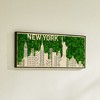 New York Moss City Silhouette Metal Wall Art Medium - 3 of 4