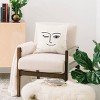 16"x16" Summer Sun Home Art Wink Square Throw Pillow Cream - Deny Designs - 2 of 4