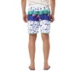 TATT 21 Men's Casual Lightweight Drawstring Waist Contrast Color Printed Board Shorts - image 3 of 4