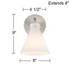 Possini Euro Design Possini Euro Cielo 9" High Brushed Nickel Wall Sconce - 4 of 4