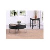 Coaster,Ozella Round Coffee Table with Hidden Storage - 4 of 4