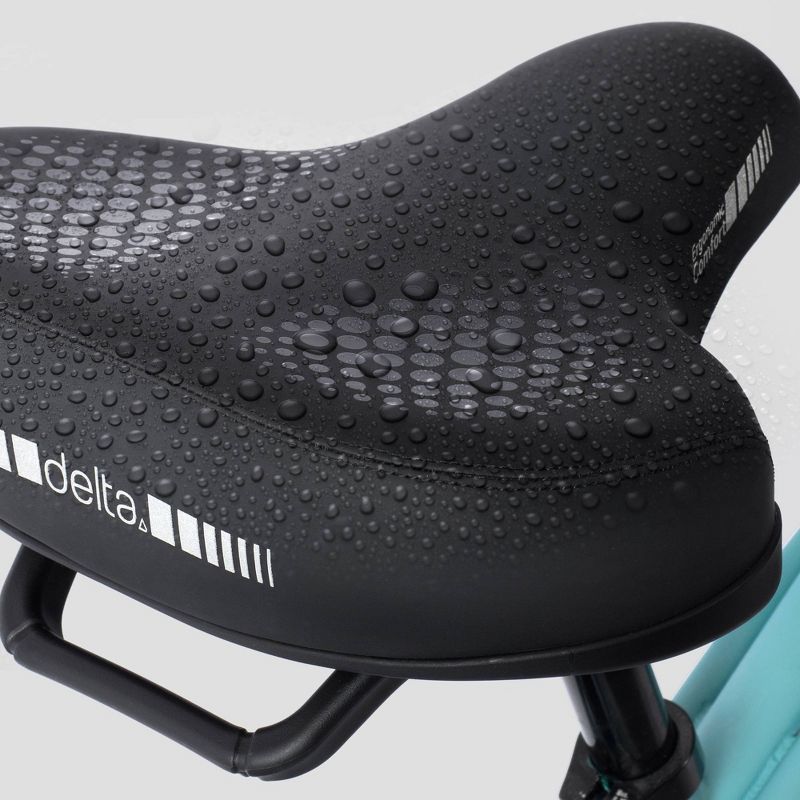 Delta Cycle Memory Foam Saddle Cruiser Bike Seat Cover - Black, 3 of 8