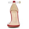 Allegra K Women's Clear Ankle Strap Stiletto Heel Open Toe Sandals - 3 of 4