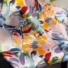 Anna-Kaci Women's Abstract Floral Scarf with Vibrant Watercolor Print 27×27 Inches - 4 of 4