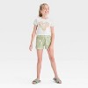 Girls' Pull-On Woven Shorts - Cat & Jack™ - 3 of 3