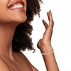 Haus of Brilliance Silver 1/3 Cttw Miracle Plate Round-Cut Diamond Infinity Link Bracelet - 4 of 4