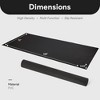 BalanceFrom Fitness 6 x 9 Feet 1/4 Inch Thick High Density Easy Maintenance Gym Equipment Mat for Floor Protection from Heavy Gym Equipments, Black - 2 of 4