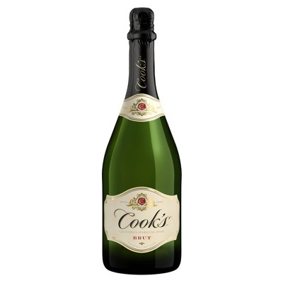 Cook's California Champagne Brut White Sparkling Wine - 750ml Bottle