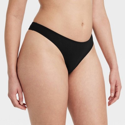 Women's Modal Blend Thong - Auden™ Black L