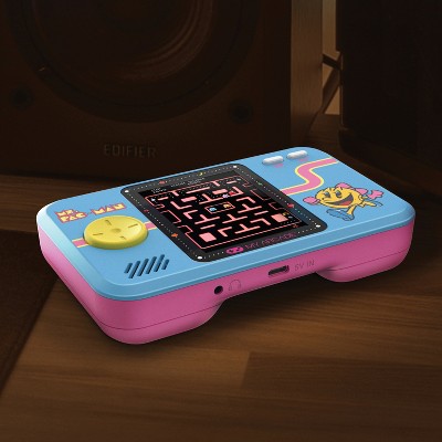 Ms. Pac-Man Blue Handheld Retro Gaming Console