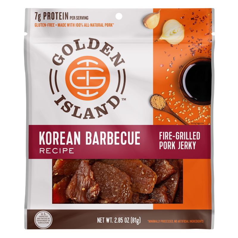 Golden Island Korean BBQ Jerky - 2.85oz, 1 of 5