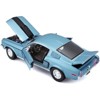 1968 Ford Mustang CJ Cobra Jet Blue 1/18 Diecast Model Car by Maisto - 3 of 4