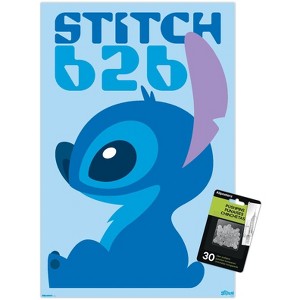 Trends International Disney Lilo & Stitch (2002) - Stitch Minimalist Profile Unframed Wall Poster Prints - 1 of 4