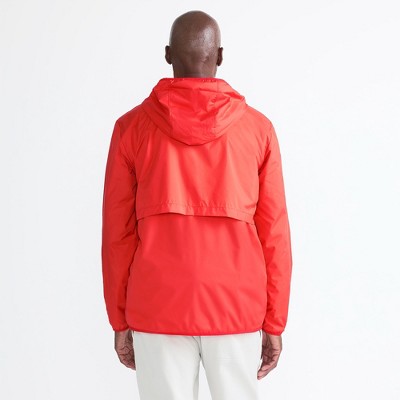 Lands' End Men's UPF 50 Windbreaker Jacket - Large - Bright Cherry — фото 2