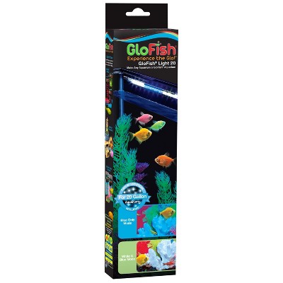 GloFish LED Light 20 Gallons, Blue And White LED Lights, For Aquariums Up To 20 Gallons