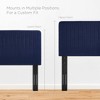 Modway Milenna Channel Tufted King/California King Headboard – Upholstered Fabric Headboard, Modern Vertical Design - 3 of 4
