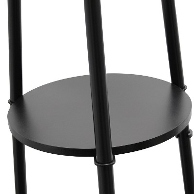 62.5" Tall Modern Tripod 3-Tier Shelf Standing Floor Lamp - Simple Designs