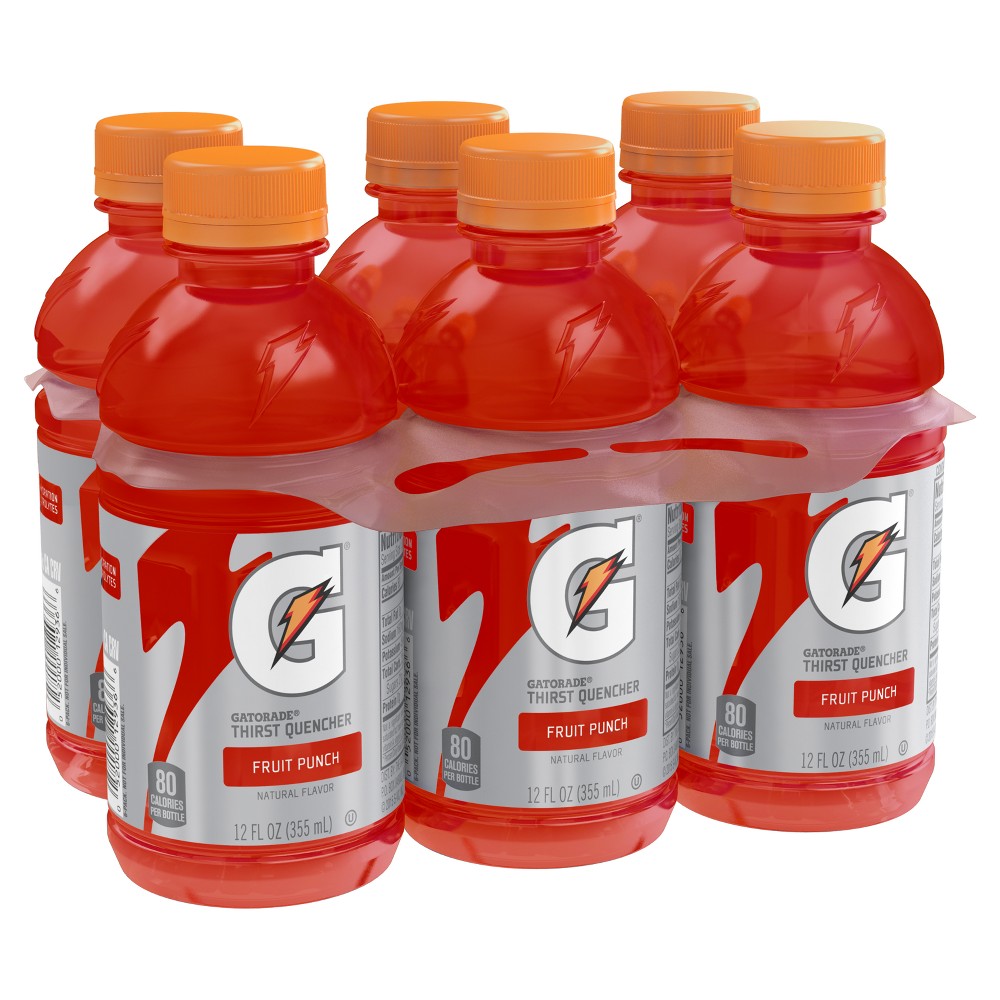 UPC 052000129366 product image for Gatorade Fruit Punch Sports Drink - 6pk / 12 fl oz Bottles | upcitemdb.com