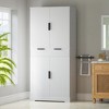 GDFStudio Tracey 71.6" H Kitchen Pantry Cabinet with 3 Keyboard Drawers and  6 Door Shelves, White - 4 of 4