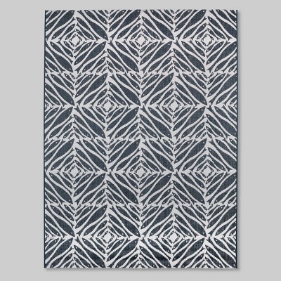 5'x7' Minnows Outdoor Rug Navy - Threshold™