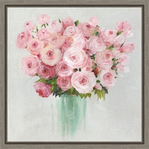 Amanti Art Roses Roses by Asia Jensen Canvas Wall Art Print Framed 16 x 16-in. - 1 of 4