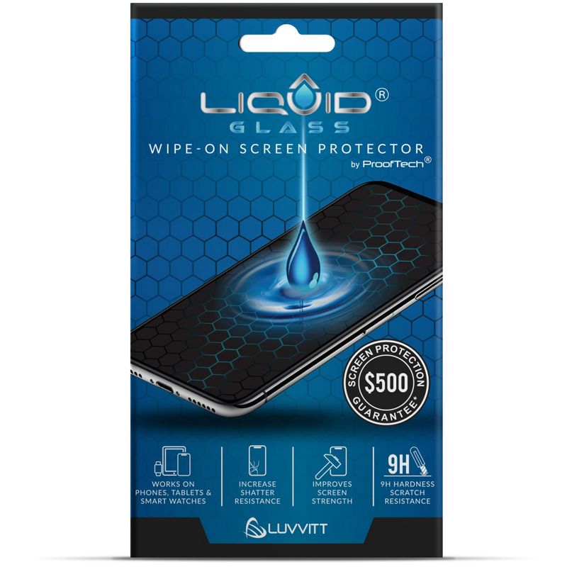 LIQUID GLASS Screen Protector with $500 Coverage for All Phones Tablets and Smart Watches, 1 of 7