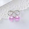 Drop Hook Earrings for Women Simulated Pearl Ginger Lyne Collection - 3 of 4