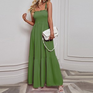 slim fit dress slacks Lime Green Flow Maxi Dress main image 0