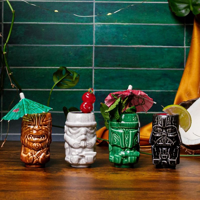 Beeline Creative Geeki Tikis Star Wars Ceramic Mini Muglet 4-Pack | Each Holds 2 Ounces, 2 of 7