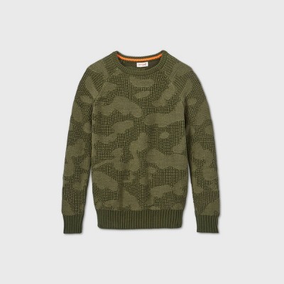 boys camo sweater