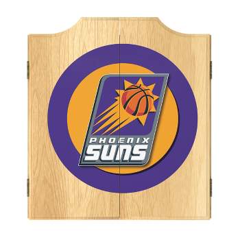 Phoenix Suns Logo Dart Board Cabinet Set