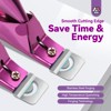 Saviland Magnetic Precision Nail Cutter: Rose Gold Clipper w/ Sizer Magnets - 15-Pc Artist's Essential Trimmer Set. - 4 of 4