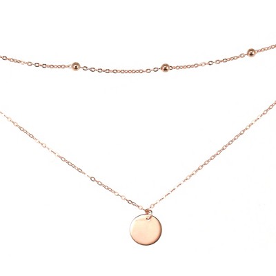 Unique Bargains Choker Necklaces Dainty Pendant Choker Necklace Chain for  Women Girl Gold Tone 1PC
