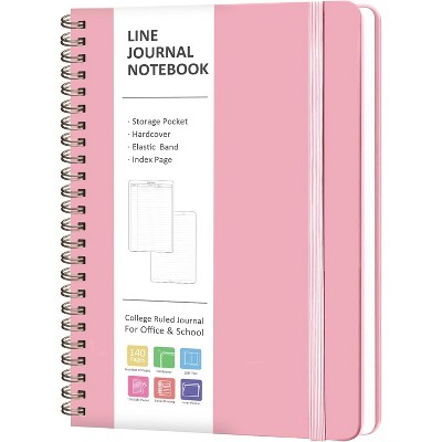 Journaling Notebooks, Lined Spiral Journal Notebook for Women & Men, 146 Pages College Ruled Hardcover Note Book for Work,A5(5.5''x8'')