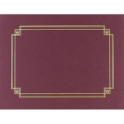 Great Papers Premium Textured Certificate Holder Burgundy 939503