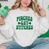 Simply Sage Market Women's Graphic Sweatshirt Pinches Get Stitches - 2 of 3