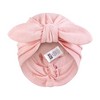 Hudson Baby Infant Girls Turban Cotton Headwraps, Pastel Wildflower, 0-24 Months - 4 of 4