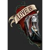 Women's The Nightmare Before Christmas Halloween Sally Heart Love Is T-Shirt - 2 of 4